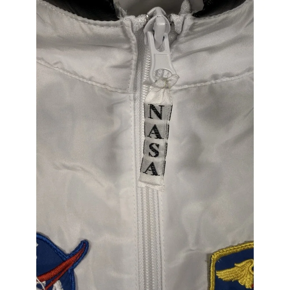 NASA Astronaut Costume Kids 8-10 Space Shuttle Commander Jumpsuit Halloween